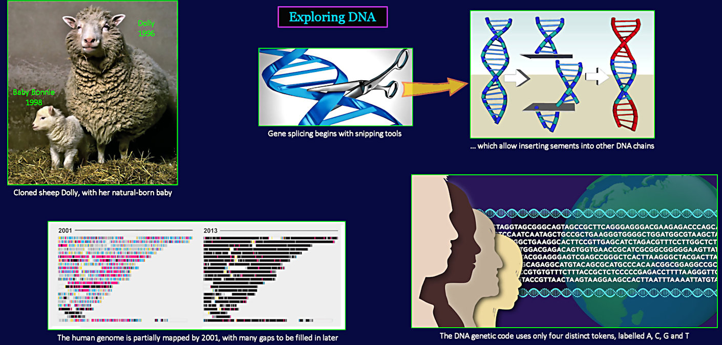 DNA, gene splicing, cloning, Dolly, 2010s
